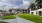 a courtyard with people and a large path