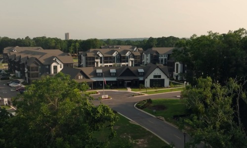an apartment complex